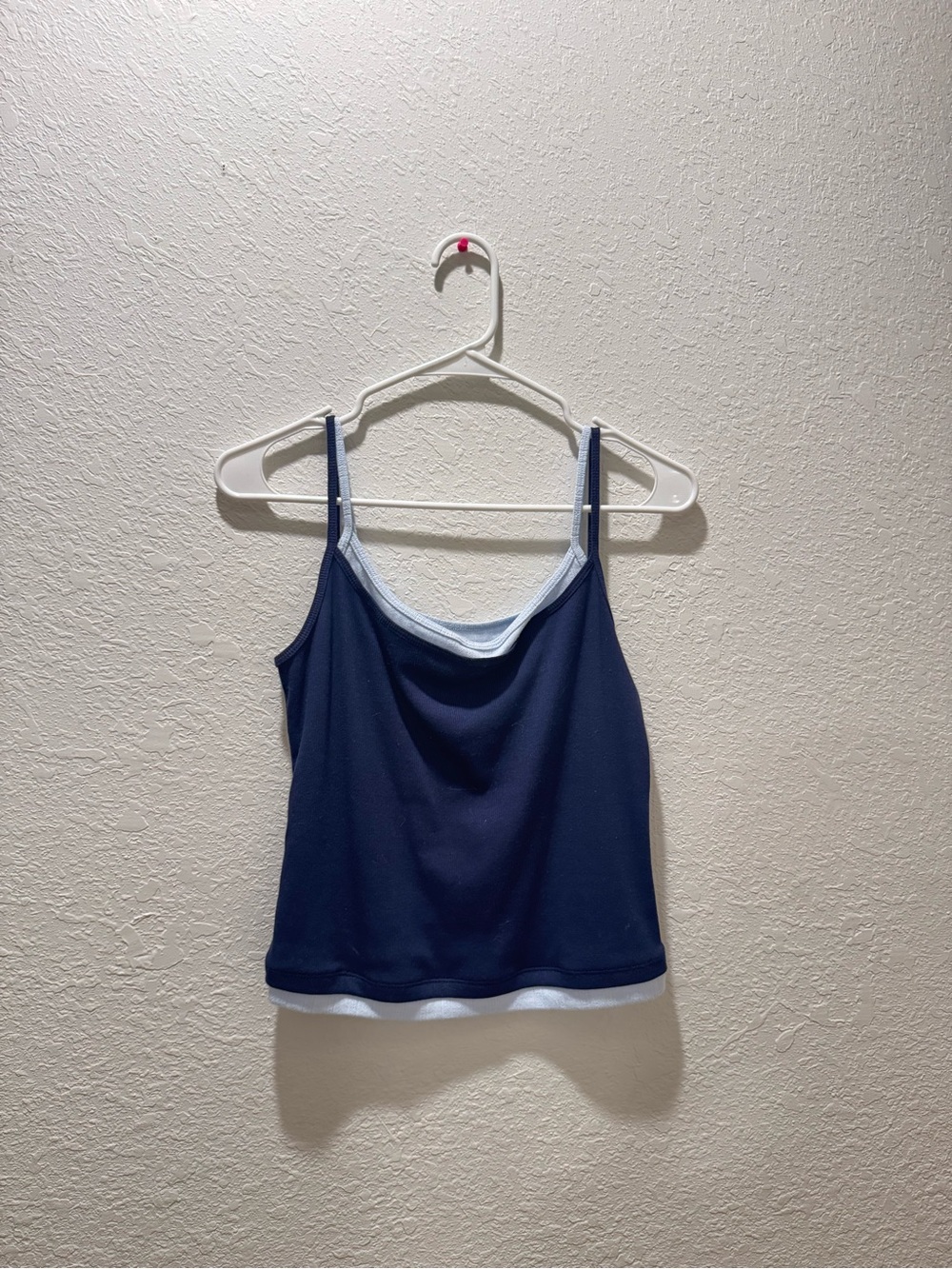 Blue Layered Cami Tank Top